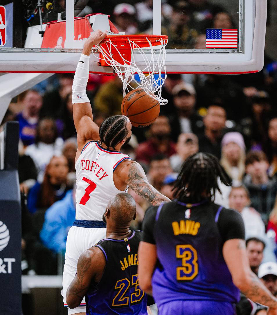 快船擒下篮网,保持不败连胜